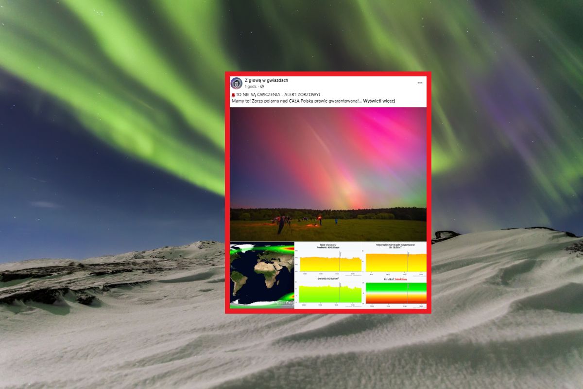 To już pewne. Burza geomagnetyczna nad Polską