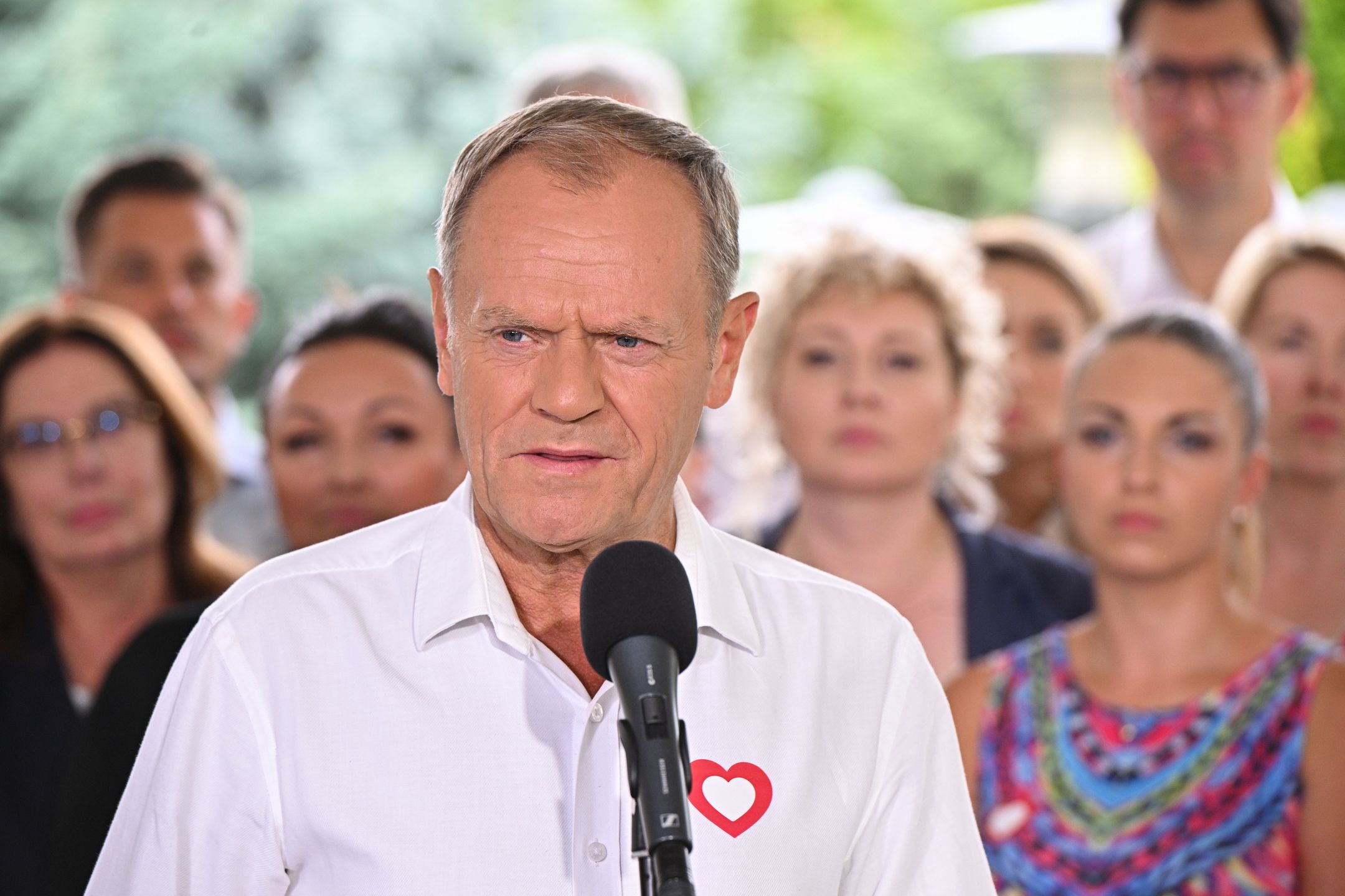 Pożar chemikaliów. Tusk o "smrodzie pisowskiej korupcji"