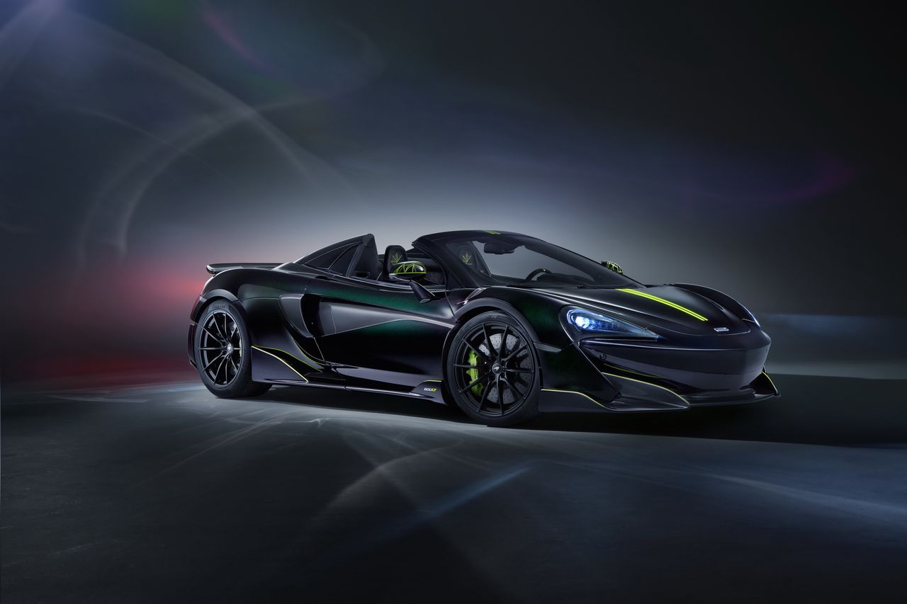 McLaren 600LT Spider Segestria Borealis spodoba się wielbicielom pająków