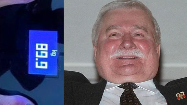 Lech Wałęsa pochwalił się zdjęciem z wagi... Też to widzicie?