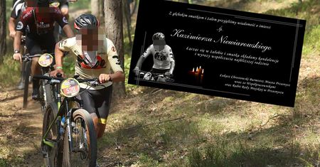 Bike Marathon w Markach. Pożegnali zmarłego kolarza. Padły ważne słowa