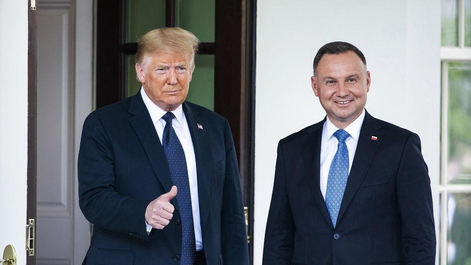 USA. Spotkanie Andrzeja Dudy z Donaldem Trumpem