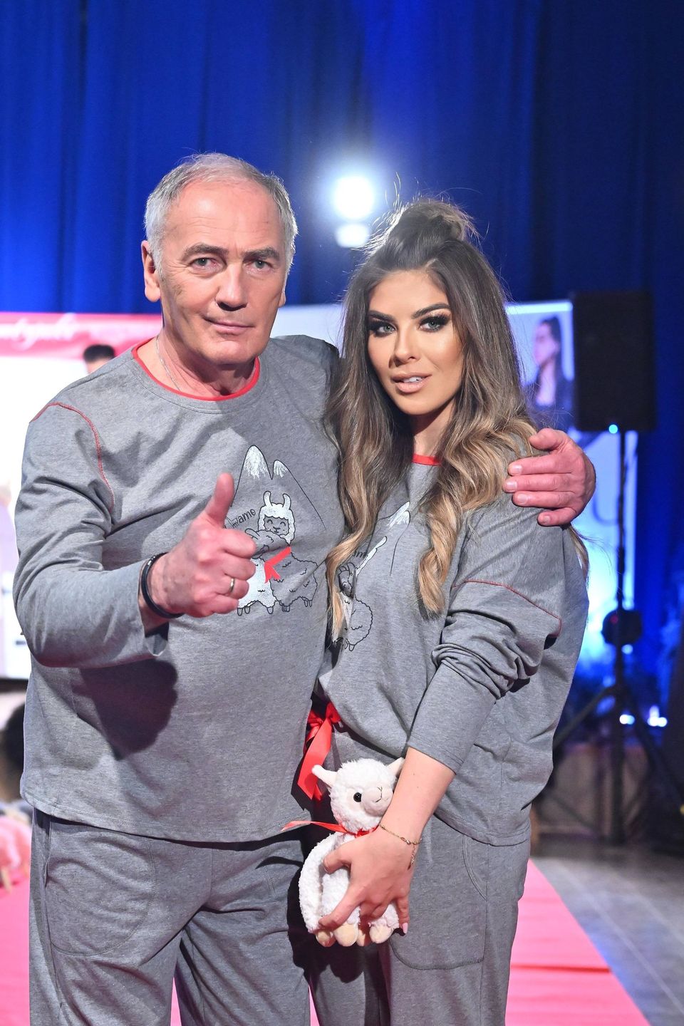 Karol Strasburger i Małgorzata Weremczuk