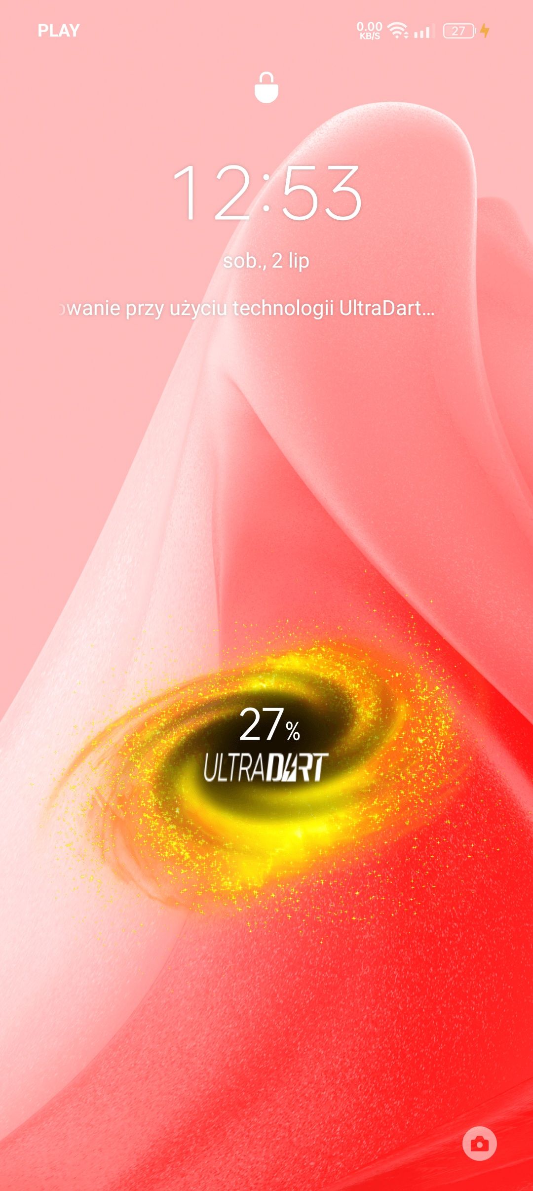 Ładowanie UltraDart / rozładowanie w scenariuszu intensywnego fotografowania przy wysokiej jasności ekranu / scenariusz długotrwałego użytkowania z etapem maratonu filmowego przy jasności 50%