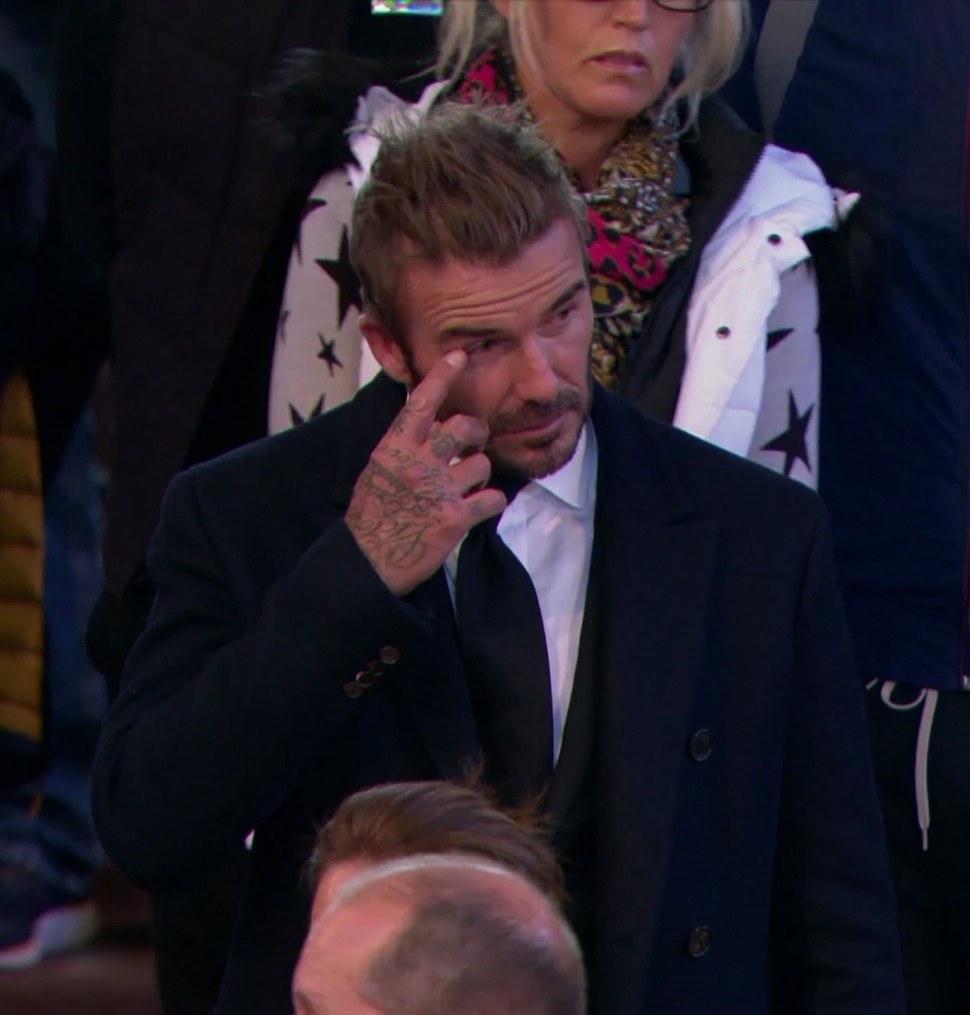 David Beckham oddaje cześć królowej Elżbiecie II
