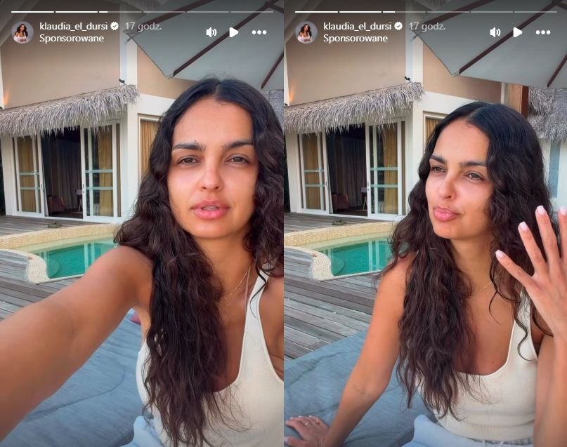 Naturalna Klaudia El Dursi na wyjeździe