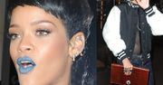 Niebieskie usta Rihanny!