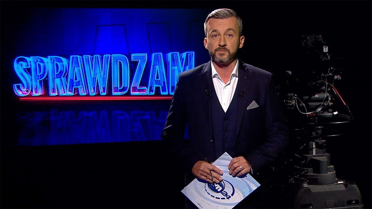 Krzysztof Skórzyński był gospodarzem programu "Sprawdzam" 