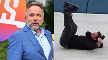 Niebezpieczny wypadek w "Pytaniu na śniadanie". Nagle upadł na lód