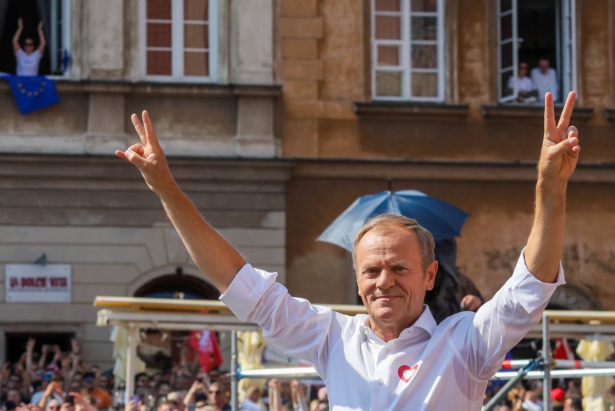 Donald Tusk po marszu 4 czerwca