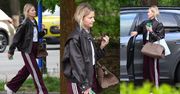 Naturalna Małgorzata Kożuchowska w dresie zmierza do wartego KILKASET TYSIĘCY Porsche z torebką za 20 TYSIĘCY (ZDJĘCIA)