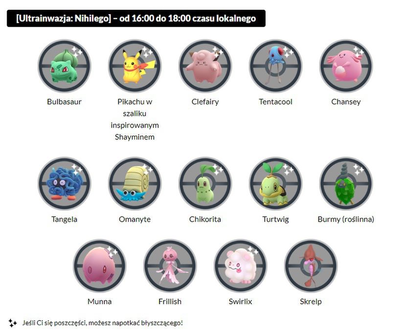 Pokémon GO Fest - ultrainwazje