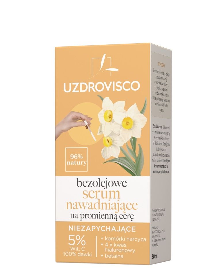 UZDROVISCO_30ml_bezolejowe serum nawadniające na promienny wygląd_59 zł