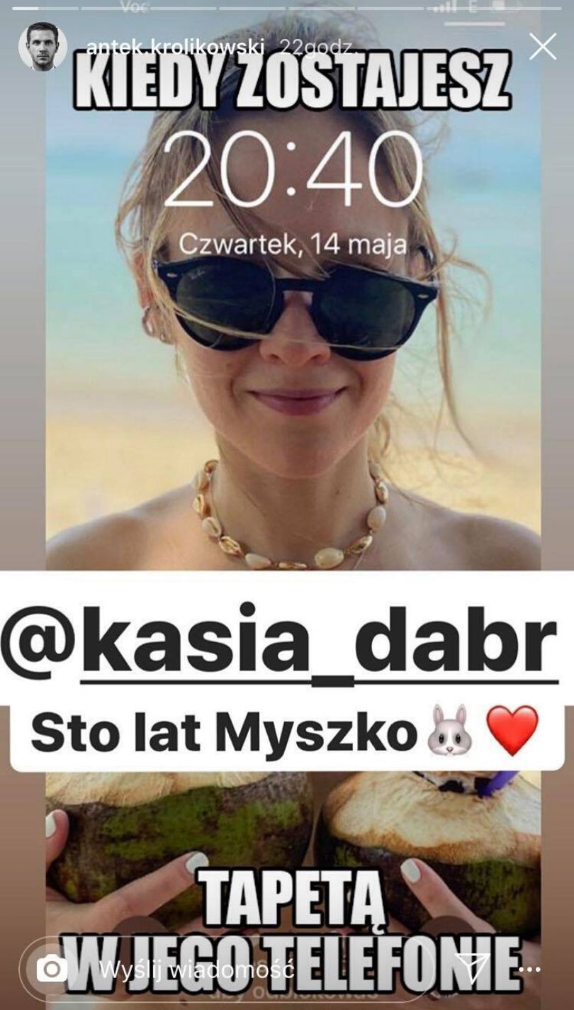 Antek Królikowski świętuje urodziny ukochanej