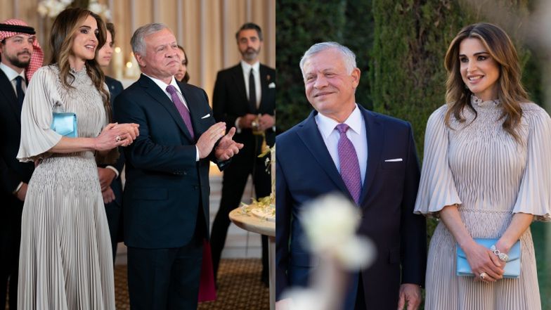 Król Abdullah II i królowa Rania