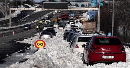 Śnieżyca "Filomena" atakuje. 7 ofiar nad Półwyspem Iberyjskim