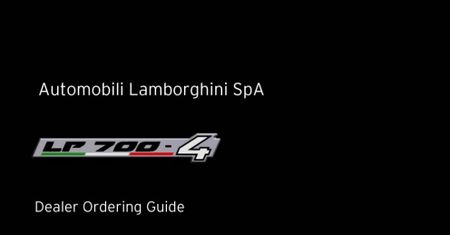 700 KM + 2,9 s do setki = Lamborghini LP 700-4