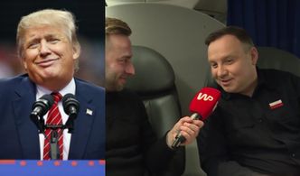 Andrzej Duda wyznaje, że lubi... Donalda Trumpa: "Mnie się dobrze z nim rozmawia"