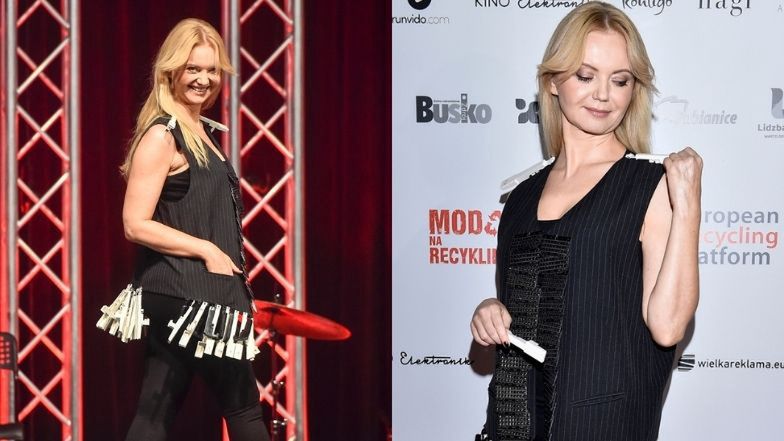 Celebrytki na pokazie "Moda na recykling 2"