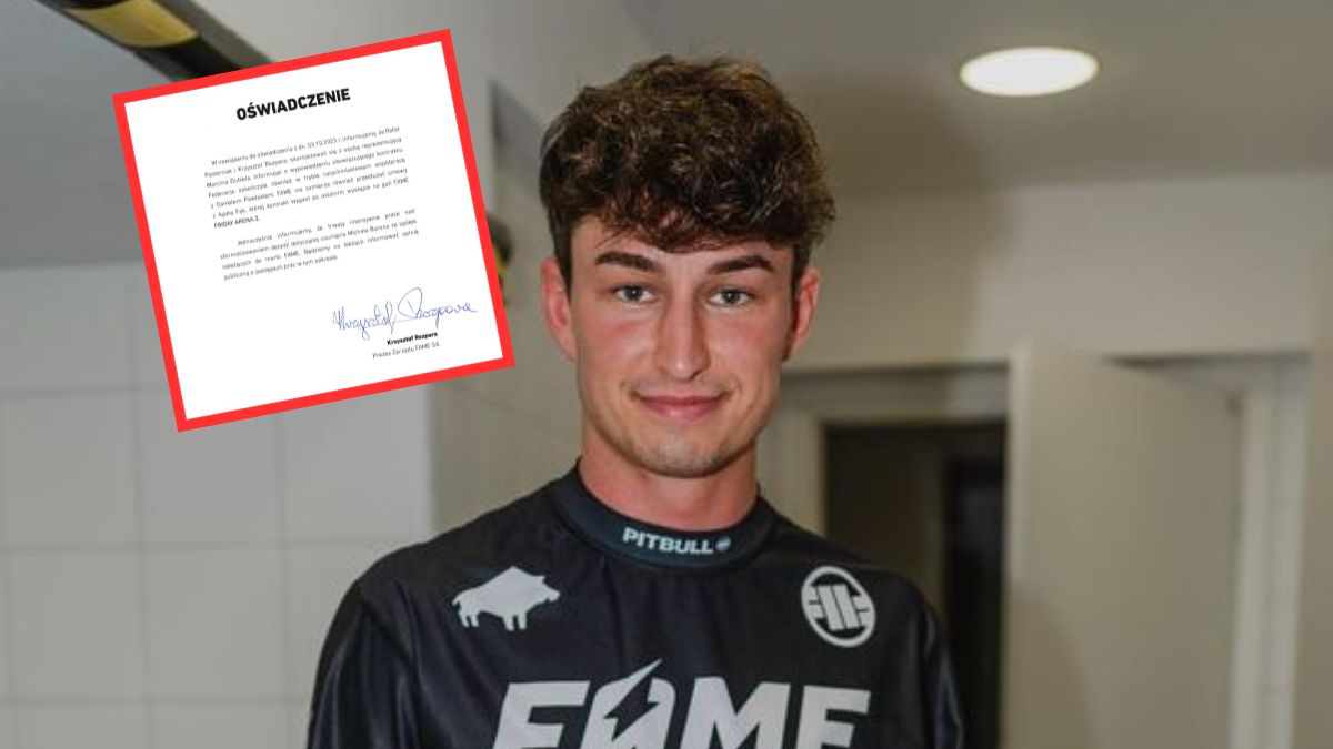 Marcin Dubiel wyrzucony z Fame MMA