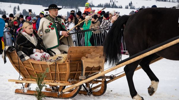 Kumoterki, Parada Gazdowska, skiring, ski-skiring, Ząb, Podhale