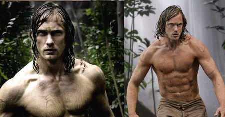 Umięśniony Alexander Skarsgård jako Tarzan (ZDJĘCIA)