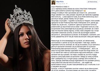 Laureatka Miss Wielkopolski: "Dziewczyny SĄ OBRAŻANE I WYZYWANE! Nikogo nie obchodzi ich los!"