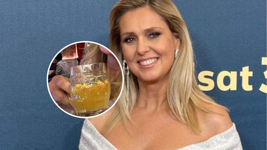 Z czego składa się prosty napój, po który Ewa Wachowicz sięga każdego ranka?