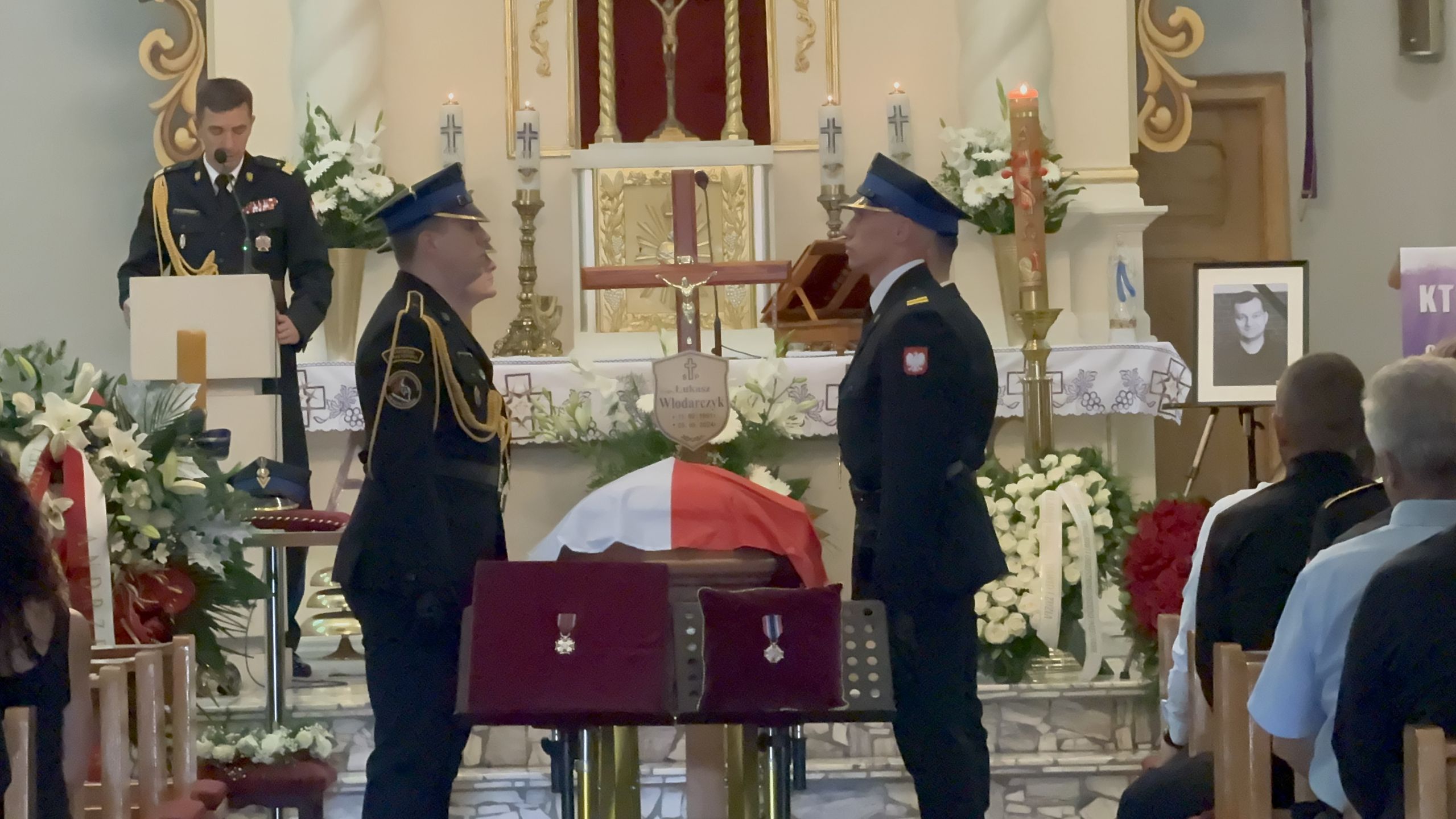 Pogrzeb tragicznie zmarłego strażaka z Poznania