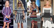 Pionowe czy poziome? Gwiazdy pokochały sukienki w paski