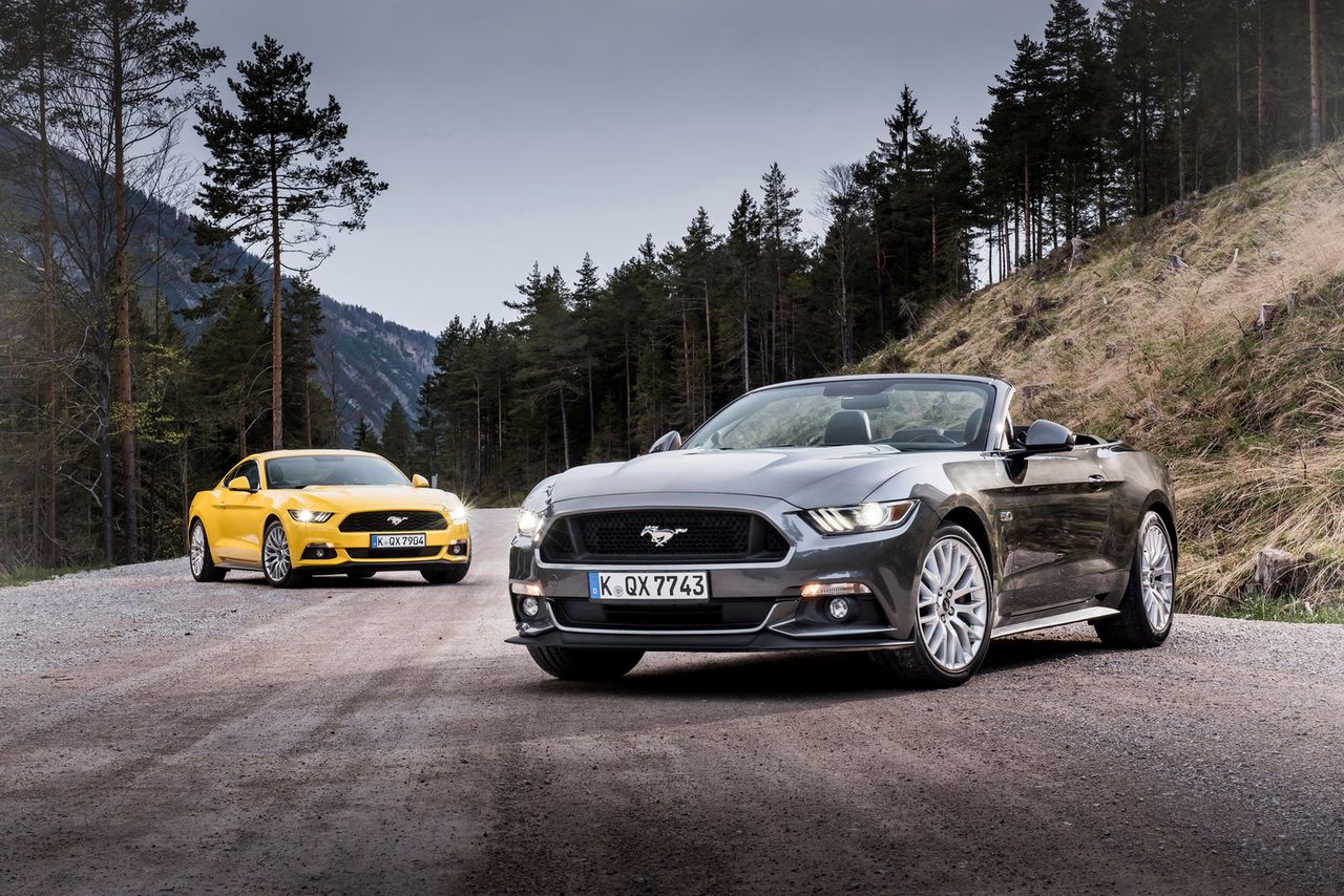 Europejski Ford Mustang w obszernej galerii zdjęć