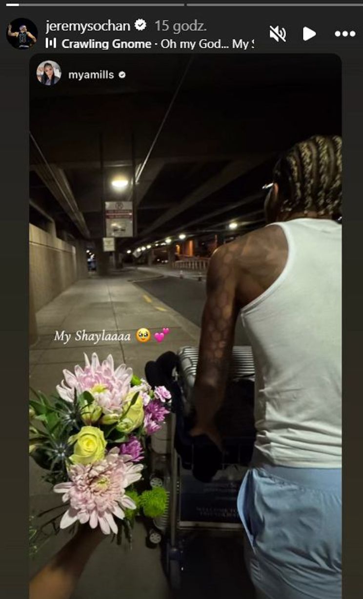 Jeremy Sochan nie kryje się już z nową partnerką