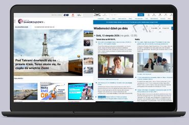 Strony główne Portalu Samorządowego i Infor.pl, fot. mockupbro