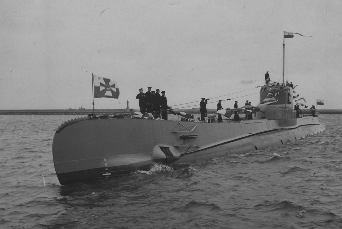 ORP Orzeł i jego załoga na zdjęciu z początku 1939 r.