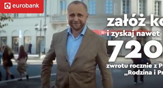Piotr Adamczyk w kampanii programu Rodzina i Przyjaciele od eurobanku (wideo)