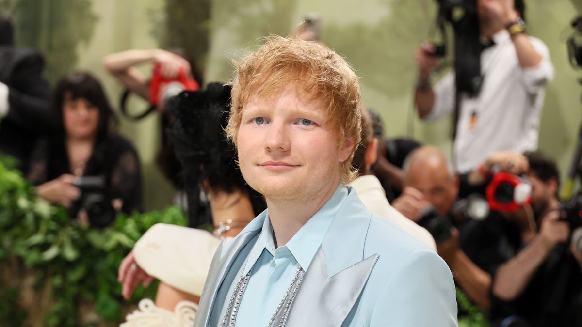 NEW YORK, NEW YORK - MAY 06: Ed Sheeran attends The 2024 Met Gala Celebrating "Sleeping Beauties: Reawakening Fashion" at The Metropolitan Museum of Art on May 06, 2024 in New York City. (Photo by Dia Dipasupil/Getty Images)