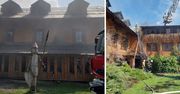 Płonął znany hotel. Pożar na Mazurach