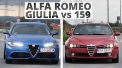 Alfa Romeo Giulia kontra 159 - która ma więcej "alfizmów"?