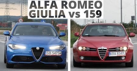 Alfa Romeo Giulia kontra 159 - która ma więcej "alfizmów"?