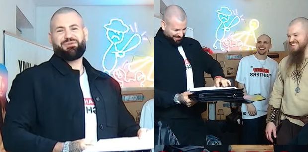 Wojtek Gola przekazał na aukcję słynny 22-stronicowy dokument potwierdzający, że NIE JEST BISEKSEM!