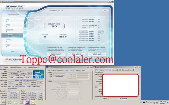 Intel Core i7 4960X EE procesor 3Dmark Vantage wydajność zrzut ekranu