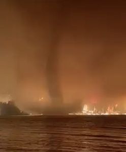 Widok jak w apokalipsie. Tornado pojawiło się w morzu ognia