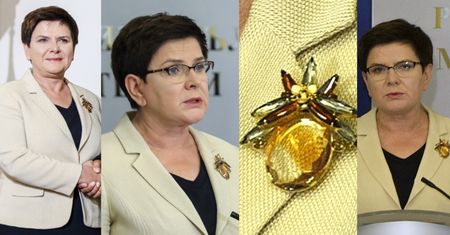 Szydło z broszką w kształcie kleszcza (?) wizytuje stolicę Bułgarii (ZDJĘCIA)