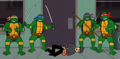 Gdyby Żółwie Ninja używały broni [wideo]