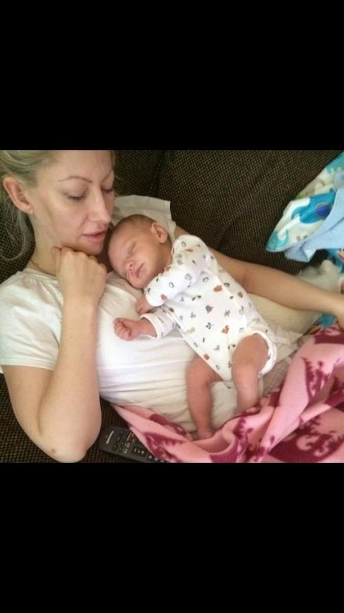 Magdalena ze swoim dzieckiem