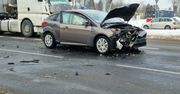 Lublin: Zderzenie aut na skrzyżowaniu ul. Mełgiewskiej i Frezerów