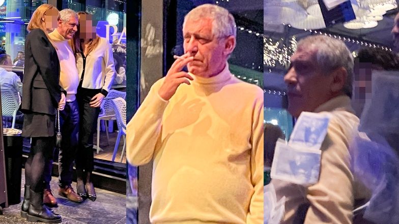 Fernando Santos korzysta z dobrodziejstw warszawskiej gastronomii. Goście OBSYPALI GO BANKNOTAMI (ZDJĘCIA)