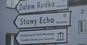 Roztoczański Park Narodowy. Zamknięta czarna ścieżka do Stawów Echo