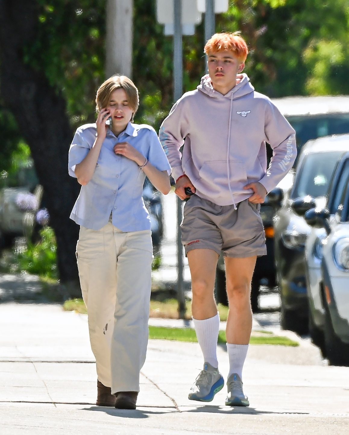 Knox i Vivienne Jolie-Pitt szwendają się razem po mieście