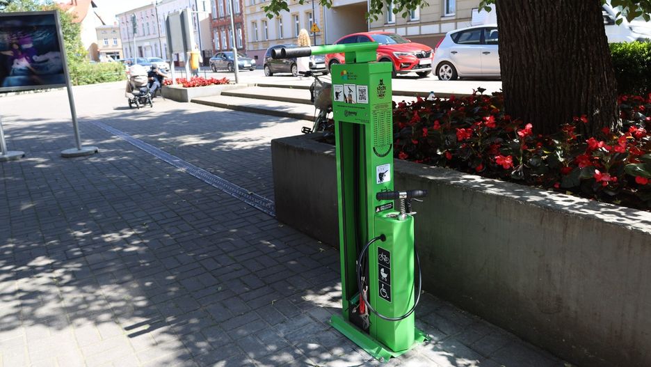 Mobilna stacja naprawy rowerów w Szczecinku